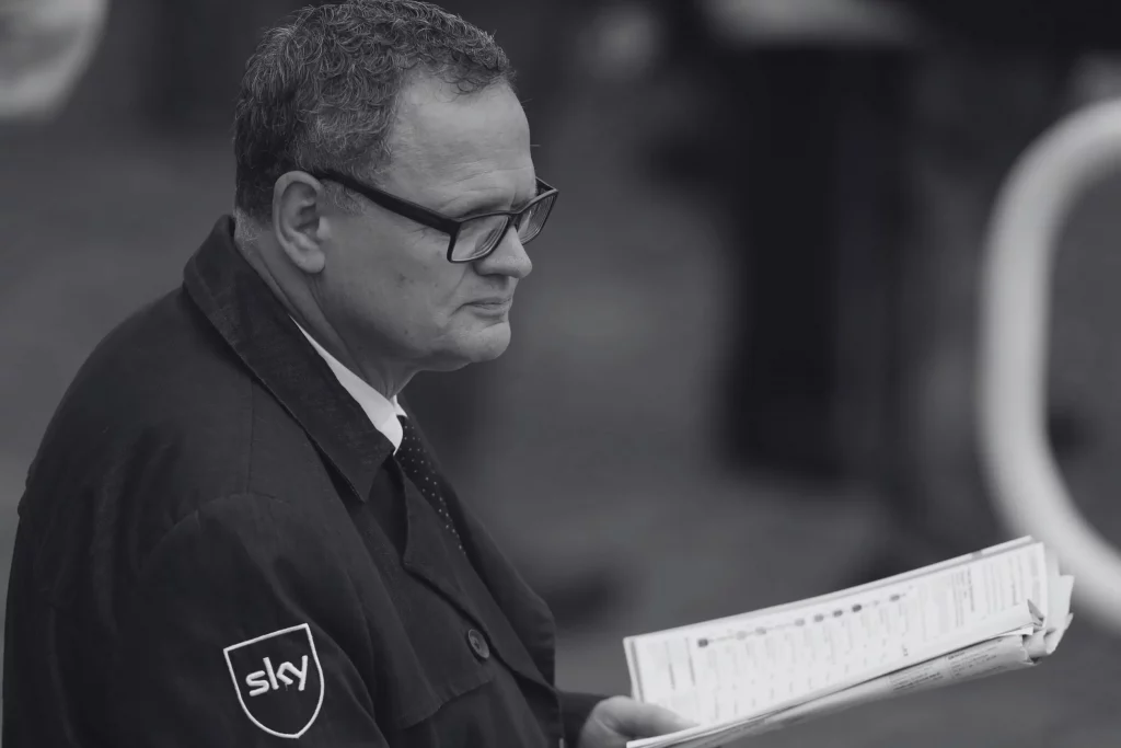 Ulli Potofski auf der Rennbahn